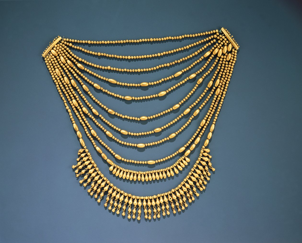 钟形项链（金色） 作者 Mixtec