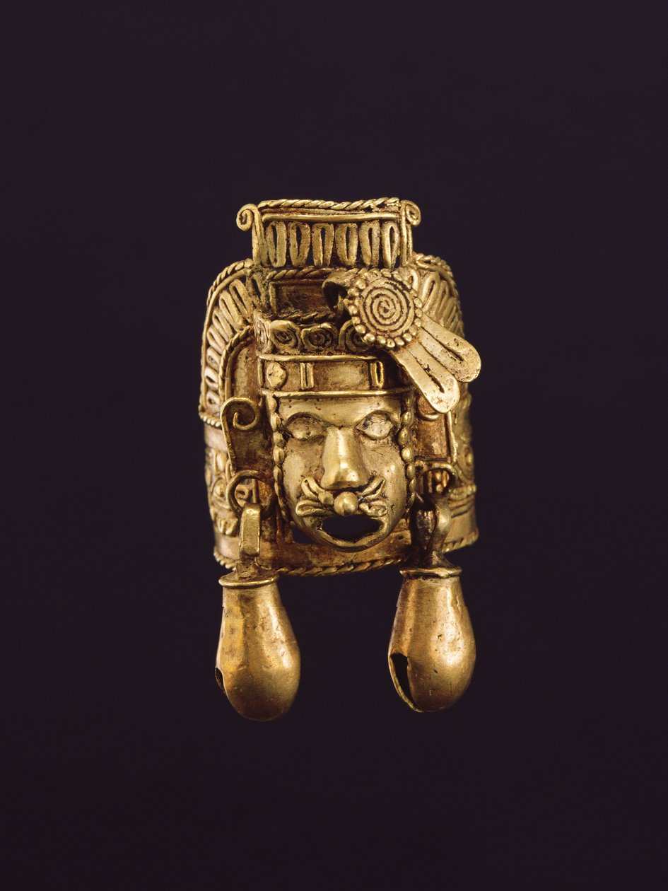 戒指与风神Ehecatl（金） 作者 Mixtec