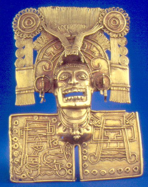 Mictlantecutl胸（金） 作者 Mixtec