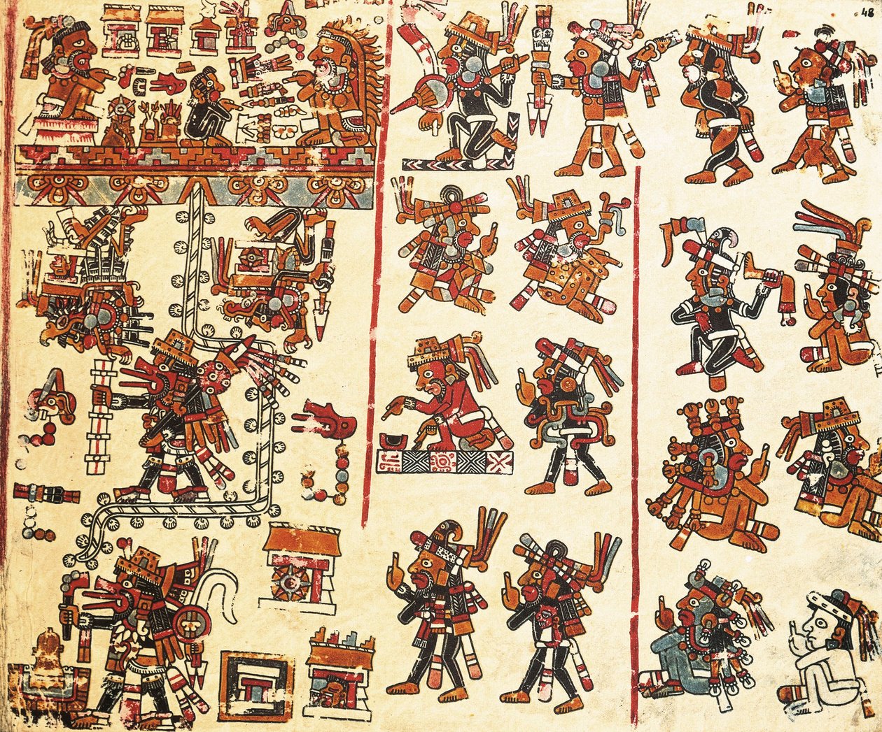 墨西哥 Vindobonensis 法典 作者 Mixtec Mixtec