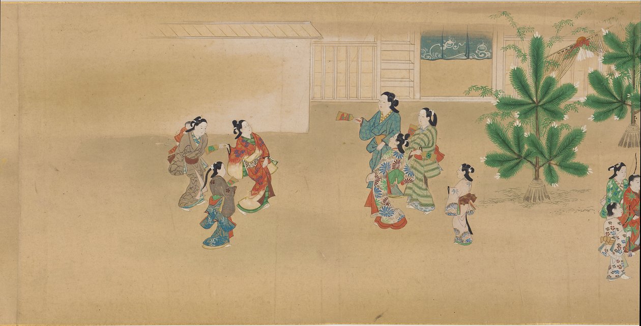 十二个月的节日，1682-1752年 作者 宫川长春