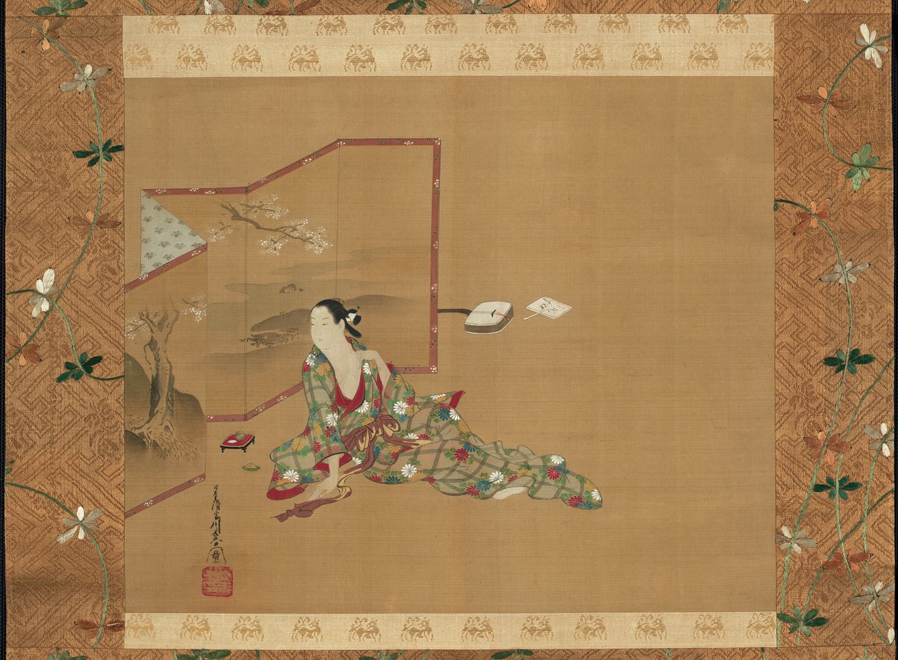 屏幕背后的美人 作者 宫川长春