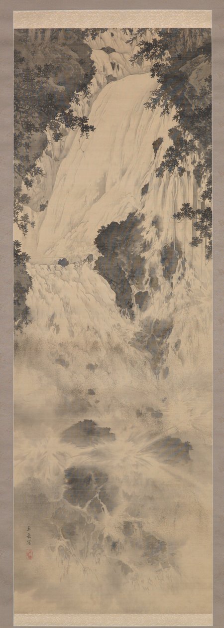 瀑布 作者 望月玉泉
