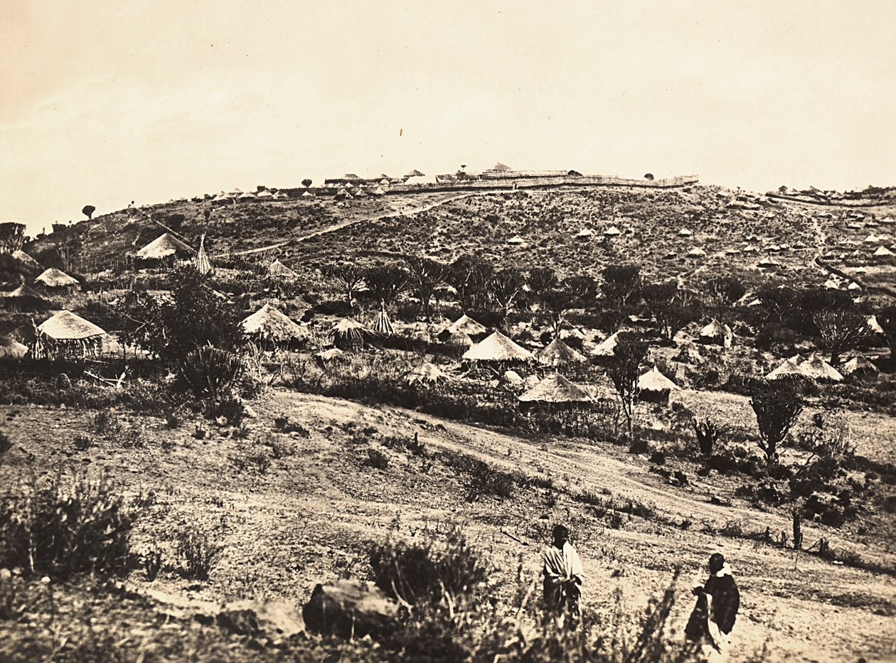 在法西斯时代建立一个帝国。阿比西尼亚的土地，1936年5月9日（黑白照片）。 作者 莫迪斯蒂诺·巴尔迪内蒂