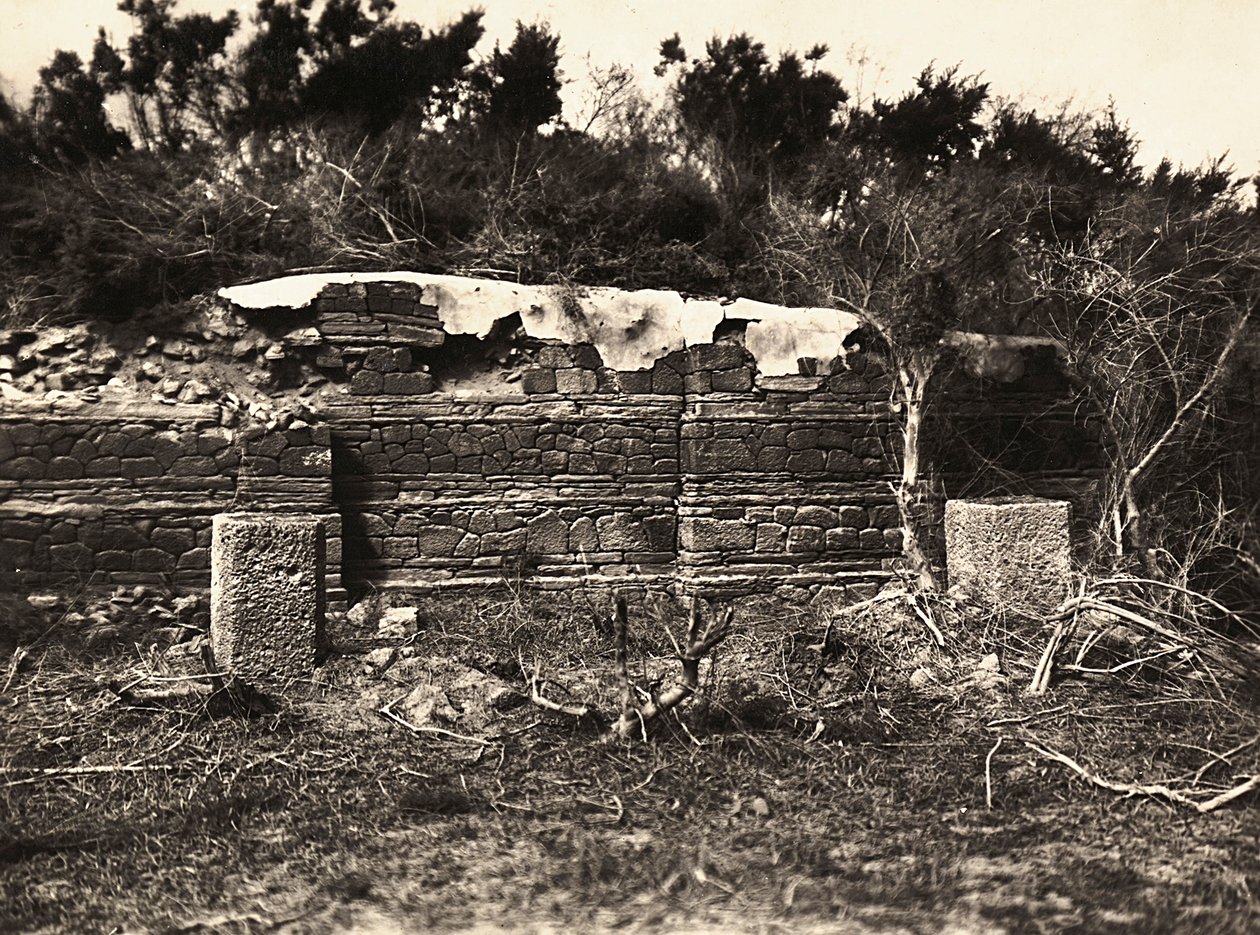 法西斯时代的“建立帝国”：阿杜利斯的阿克苏姆遗址，1936 年 9 月 5 日（黑白照片） 作者 莫迪斯蒂诺·巴尔迪内蒂
