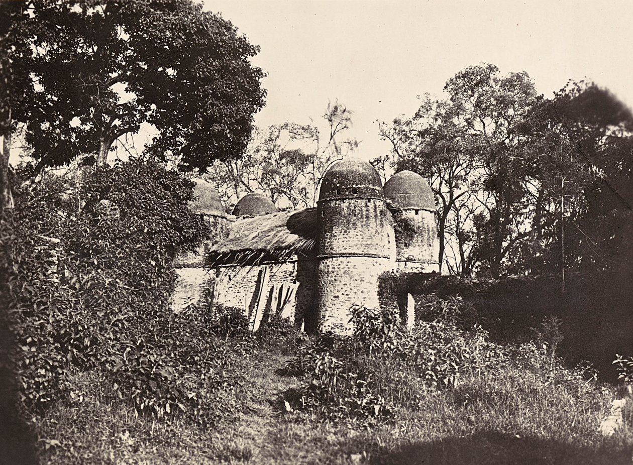 Building an Empire in the Fascist age: Church of Enda Jesus at Makallè, 09/05/1936 (b/w photo) 作者 莫迪斯蒂诺·巴尔迪内蒂