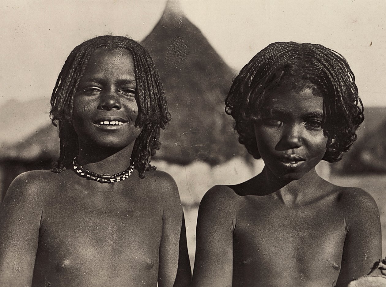 Building an Empire in the Fascist age: Maria girls in Eritrea, 09/05/1936 (b/w photo) 作者 莫迪斯蒂诺·巴尔迪内蒂