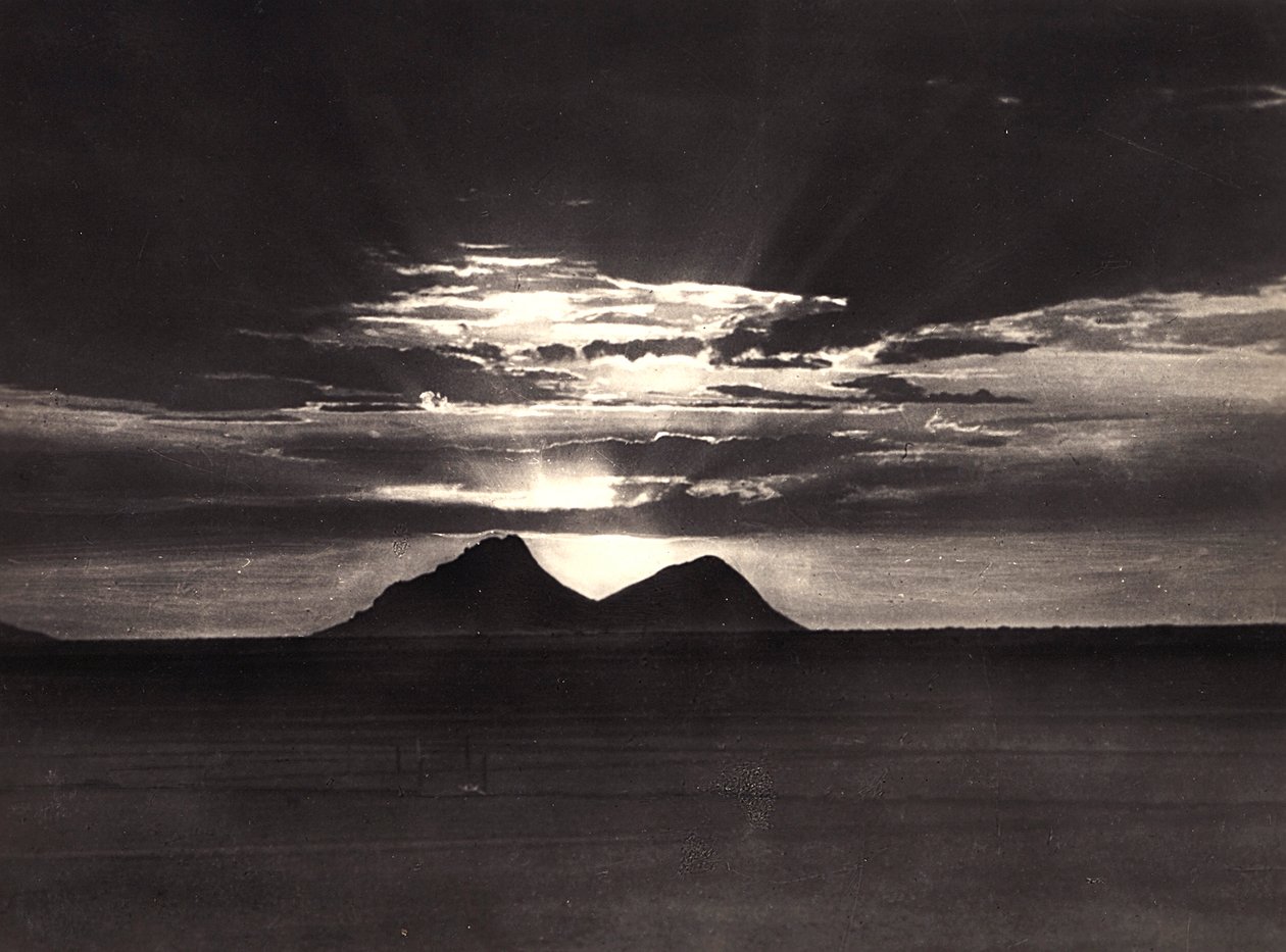 在法西斯时代建立一个帝国。阿布加梅尔山，1936年5月9日（黑白照片）。 作者 莫迪斯蒂诺·巴尔迪内蒂