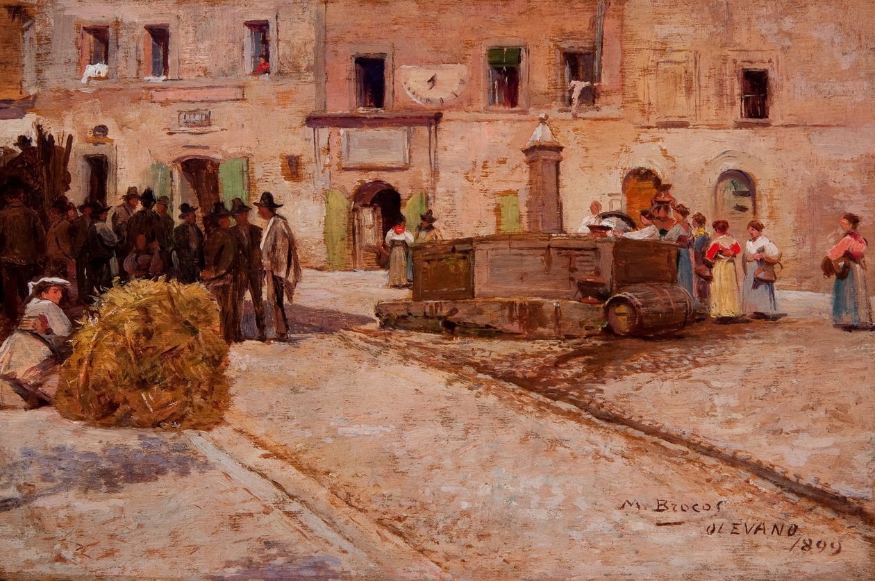 在ItalynPortugues街：Rua da Italian 作者 莫德斯托·布罗科斯（Modesto Brocos）