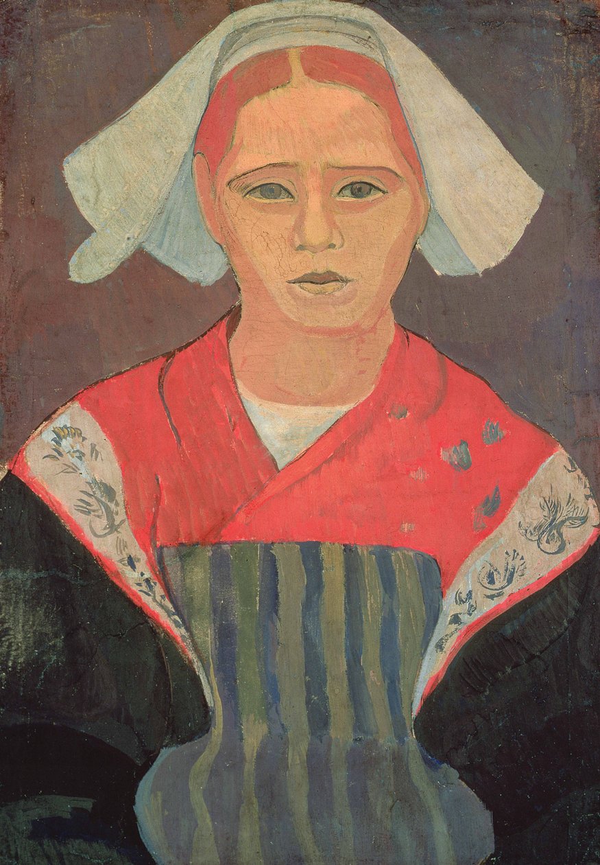 年轻的布列塔尼女孩 作者 摩根（Mogens）Franscesco Hendrik Ballin