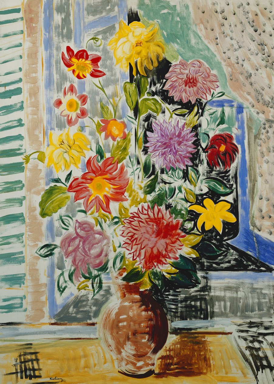 花瓶；Vase de Fleurs 作者 莫伊斯·基斯林