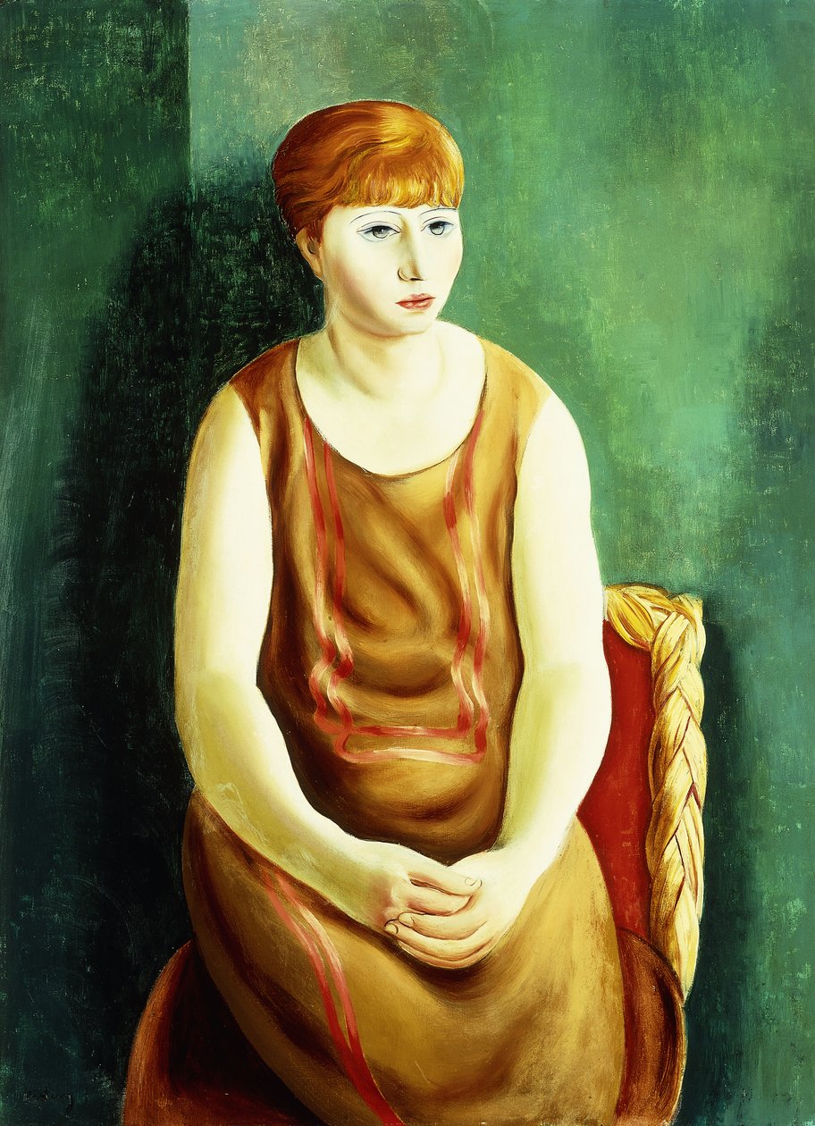 坐着的女人; Femme Assise 作者 莫伊斯·基斯林