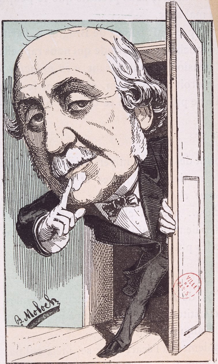 阿尔伯特的漫画，Duc de Broglie（1821-1901） 作者 主宰