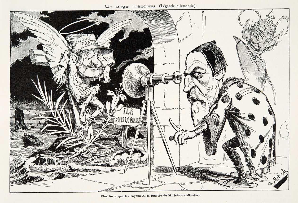 无名天使》（德国传说），摘自《第三共和国史》第一卷，《政治史》，1933年出版（石印）。 作者 主宰