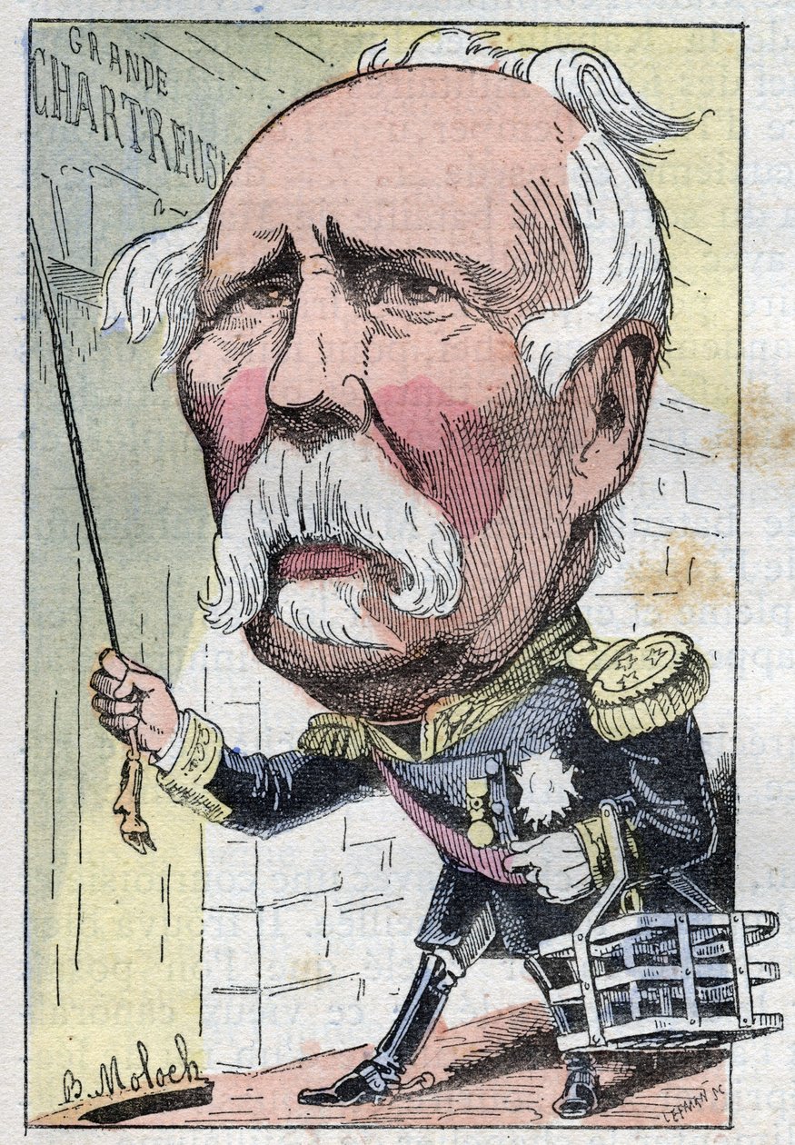 帕特里斯-德-马克-马洪的画像，1859年的法国总理，马根塔公爵（1808-1893），1873年至1879年的共和国总统 作者 主宰