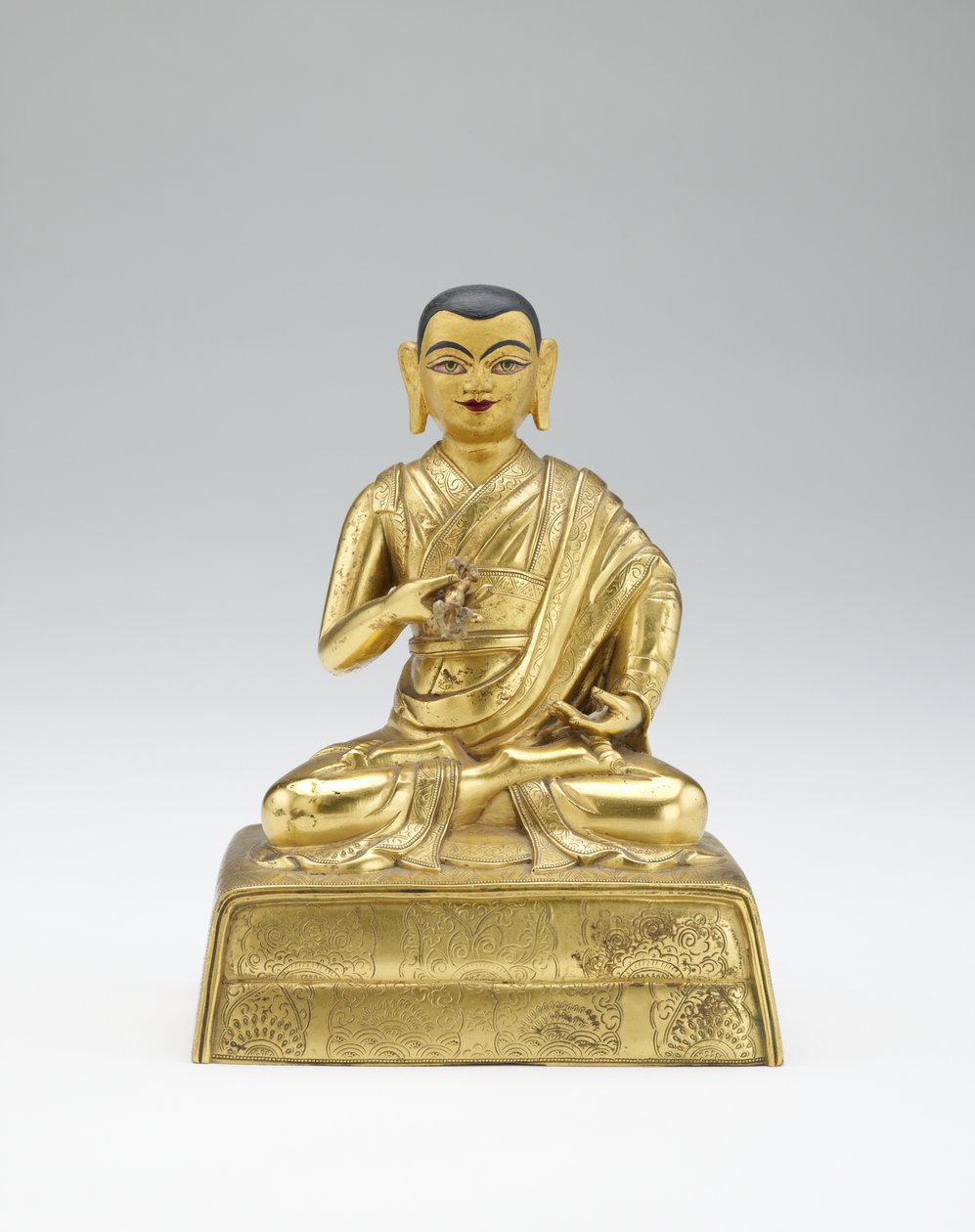 第十二届达赖喇嘛，特里莱嘉措，来自部分喇嘛和老师，19世纪中期 作者 蒙古语学校