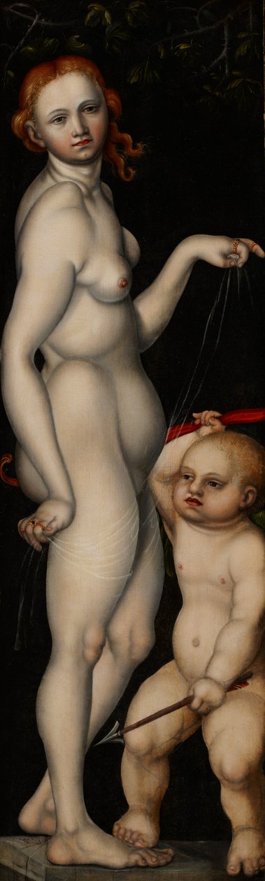 金星和丘比特，c.1529 作者 会标HB
