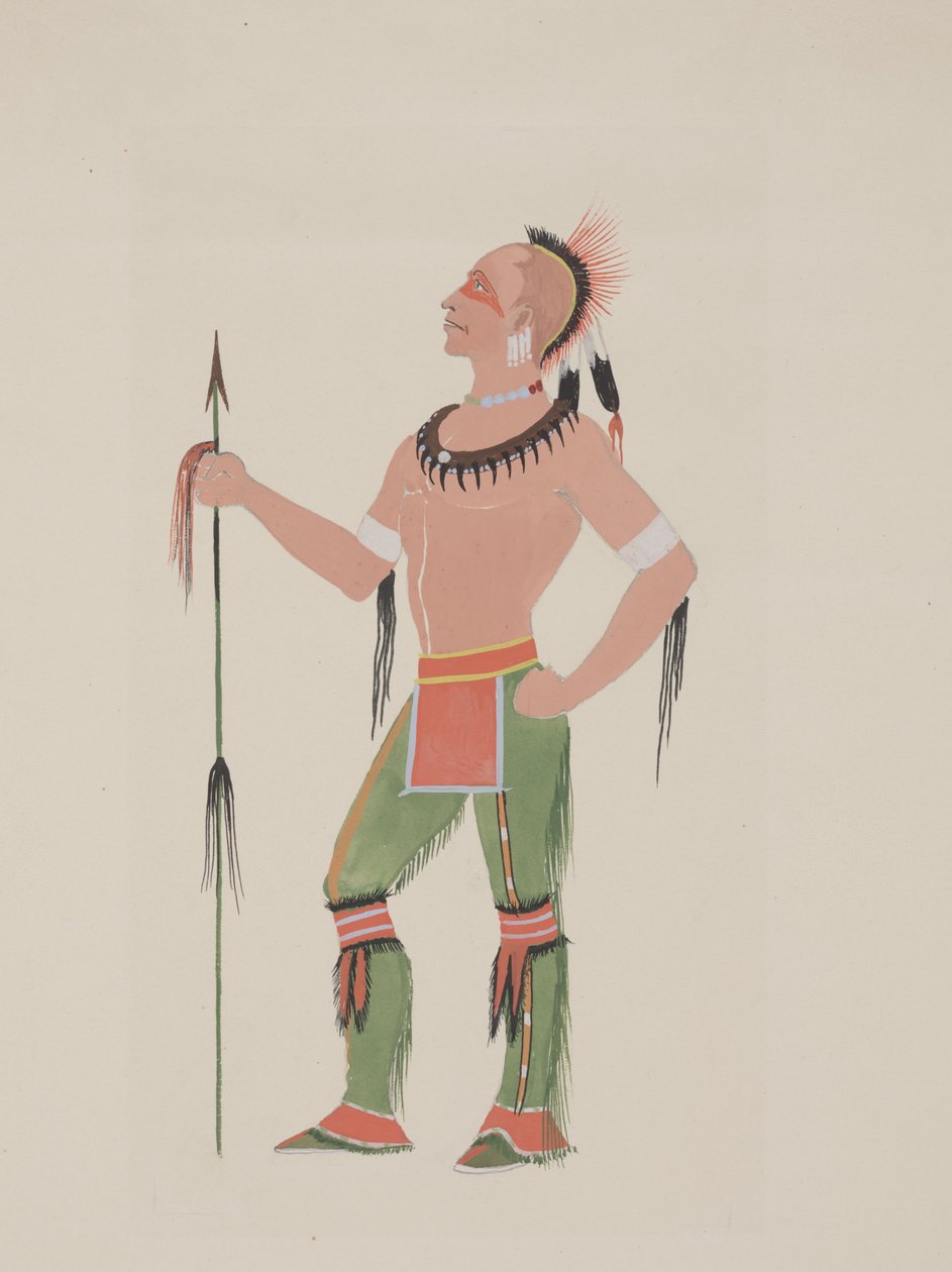 欧塞奇，c.1934年（水彩） 作者 梦露·沙托克