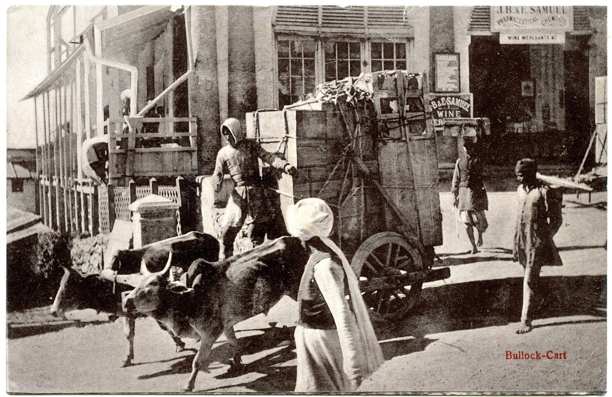 Bullock-Cart，c.1900-20 作者 Moorli Dhur和儿子