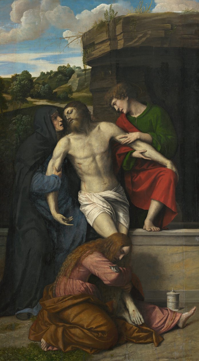 Pieta, 1520年代。 作者 布雷西亚莫雷托