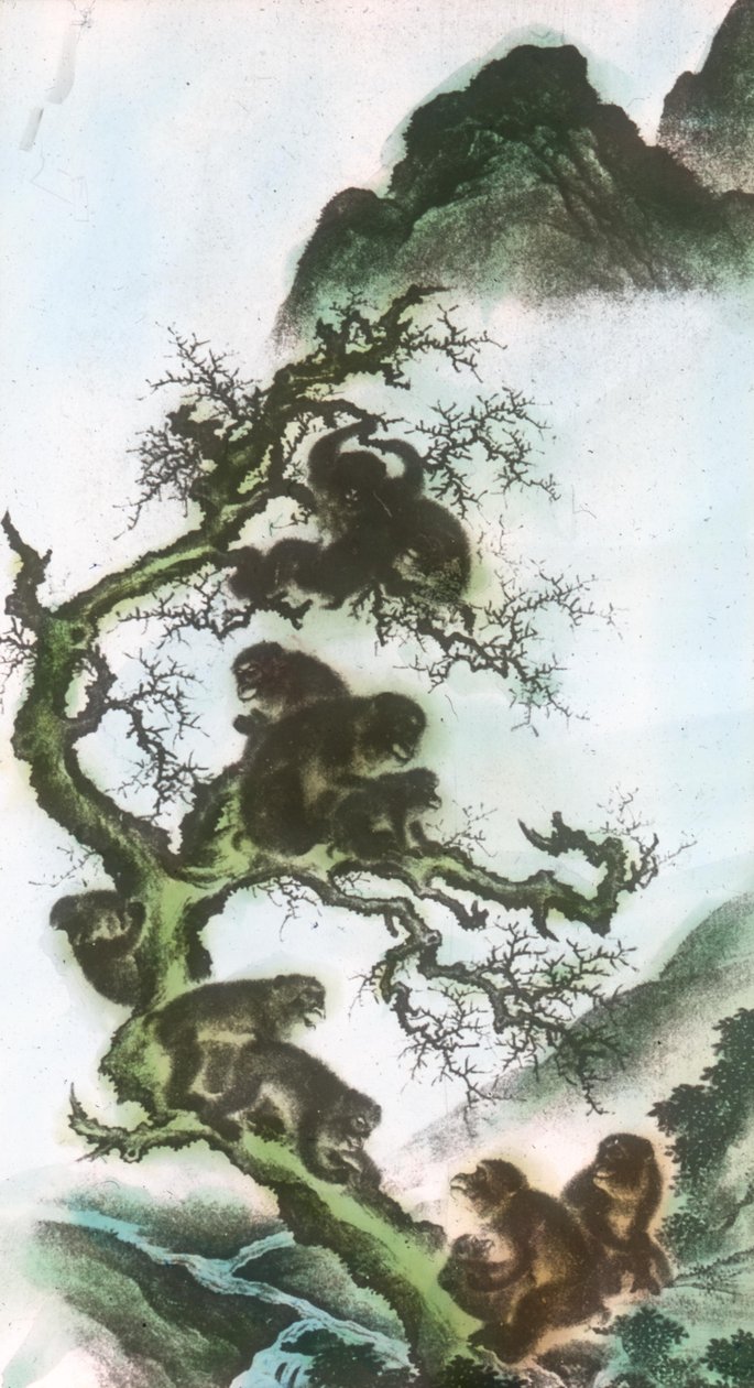 肢体上的猴子--17 世纪索森的画作 作者 森创泉
