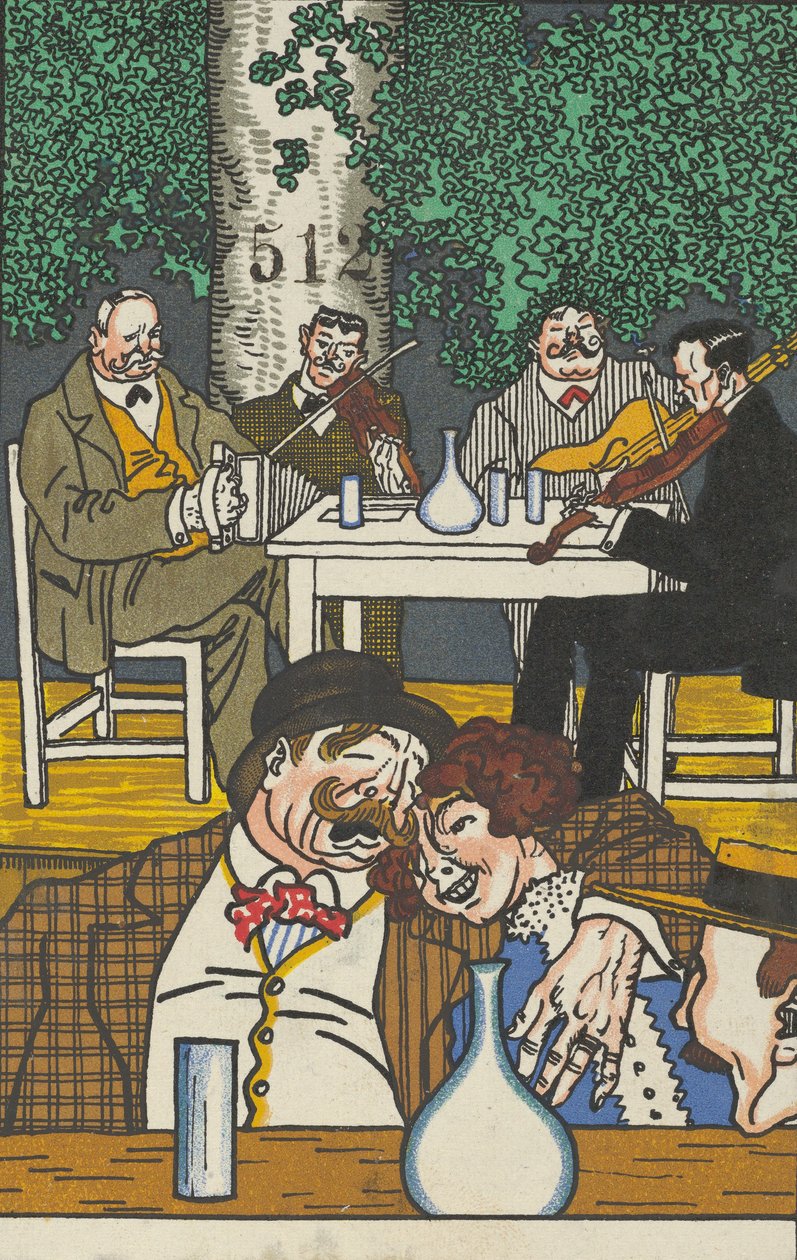 在Heuriger Beim Heurigen，1911年。 作者 莫里茨荣格