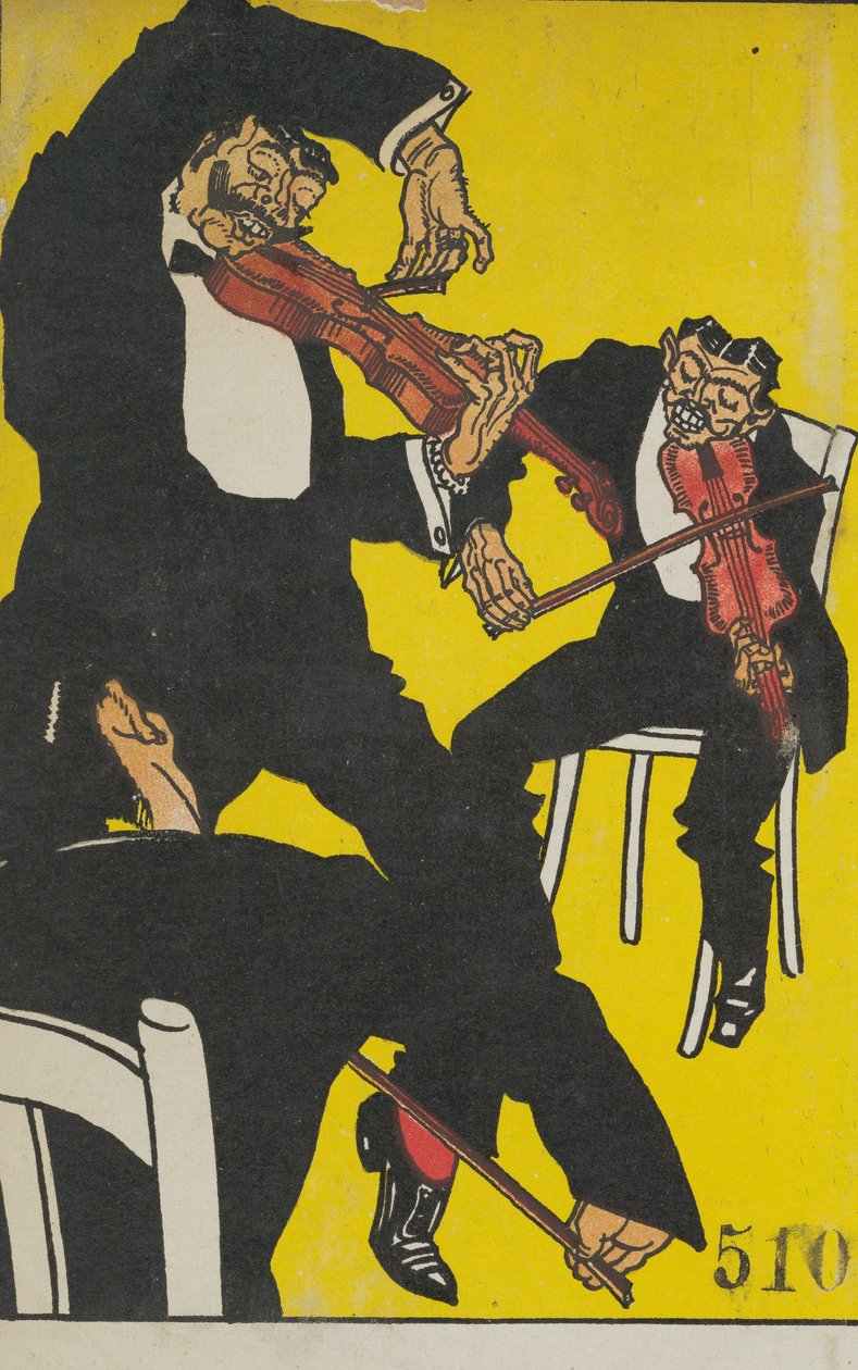 凌晨3点到4点之间!Zwischen 3 und 4 Uhr Fruh！, 1911. 作者 莫里茨荣格