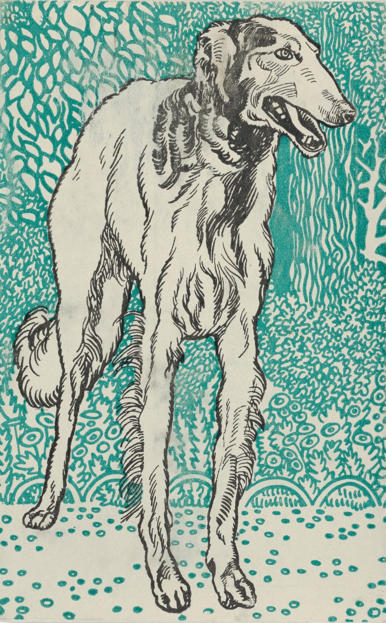 灰狗，1912年。 作者 莫里茨荣格