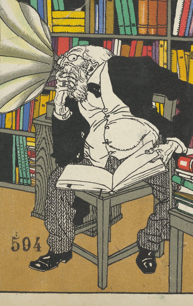 方言学家》 《方言研究者》，1911年。 作者 莫里茨荣格