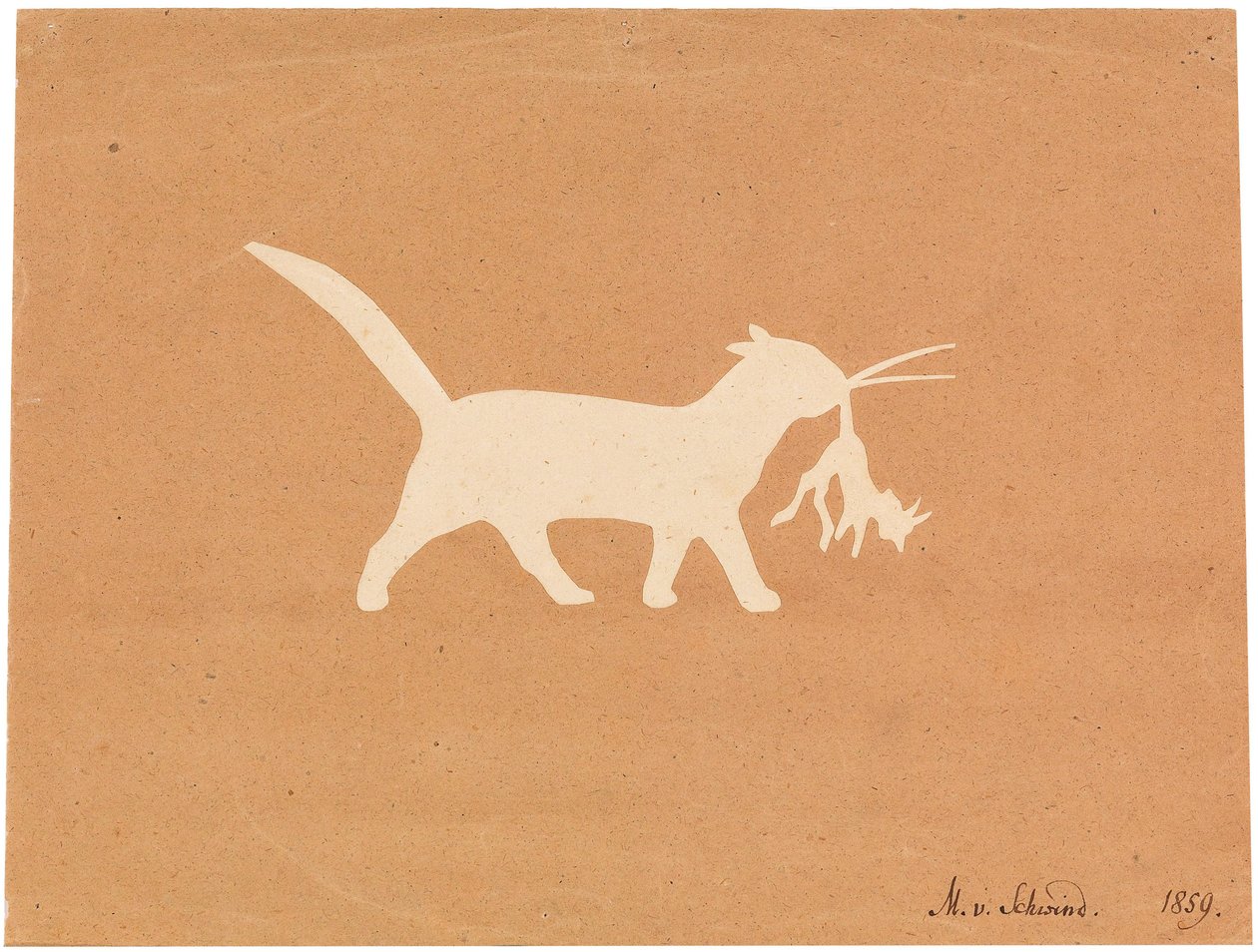 猫小魔王，1859年。 作者 莫里茨·路德维希·冯·施温德