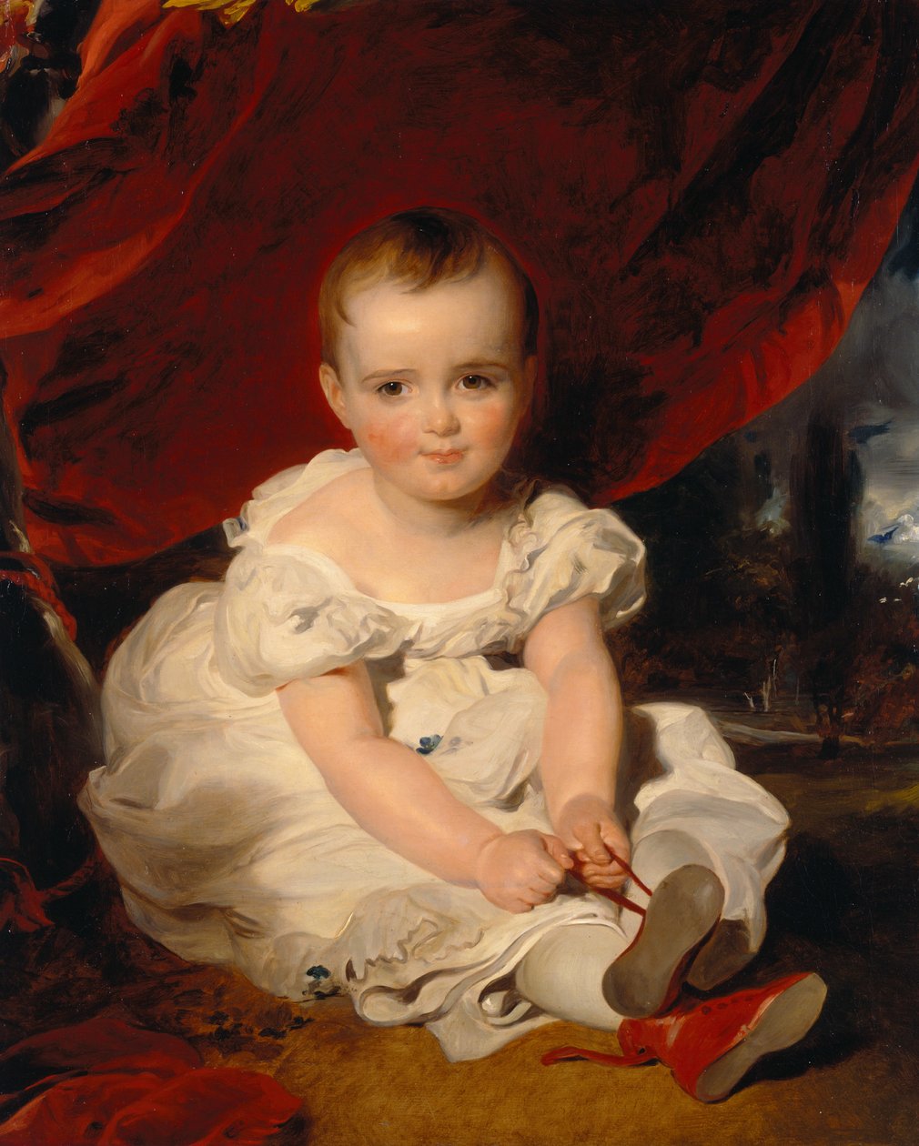德语：Maria Theresia Isabella, Erzherzogin von Österreich (1816 Wien-1867 Albano), Königin beider Sizilien 玛丽亚-特蕾西娅-伊莎贝拉，奥地利大公夫人（1816-1867），两西西里女王（1837-1859） 作者 莫里茨·迈克尔·达芬格