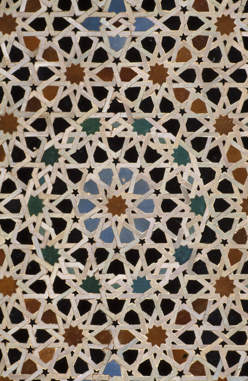 Bou Inania Madrasa，zellij瓷砖（陶瓷） 作者 摩洛哥学校