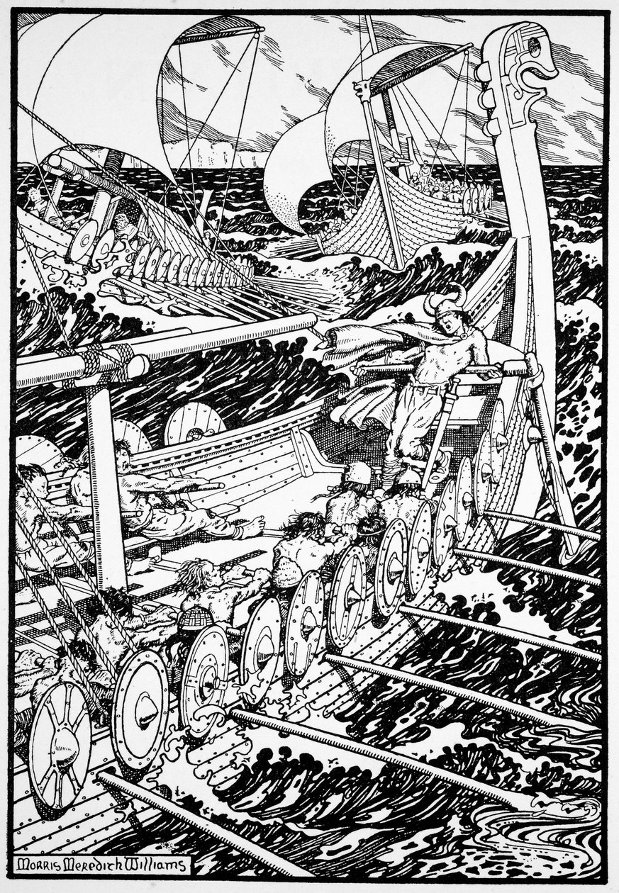 北方人的到来》，1913年。    作者 莫里斯·梅雷迪思·威廉姆斯