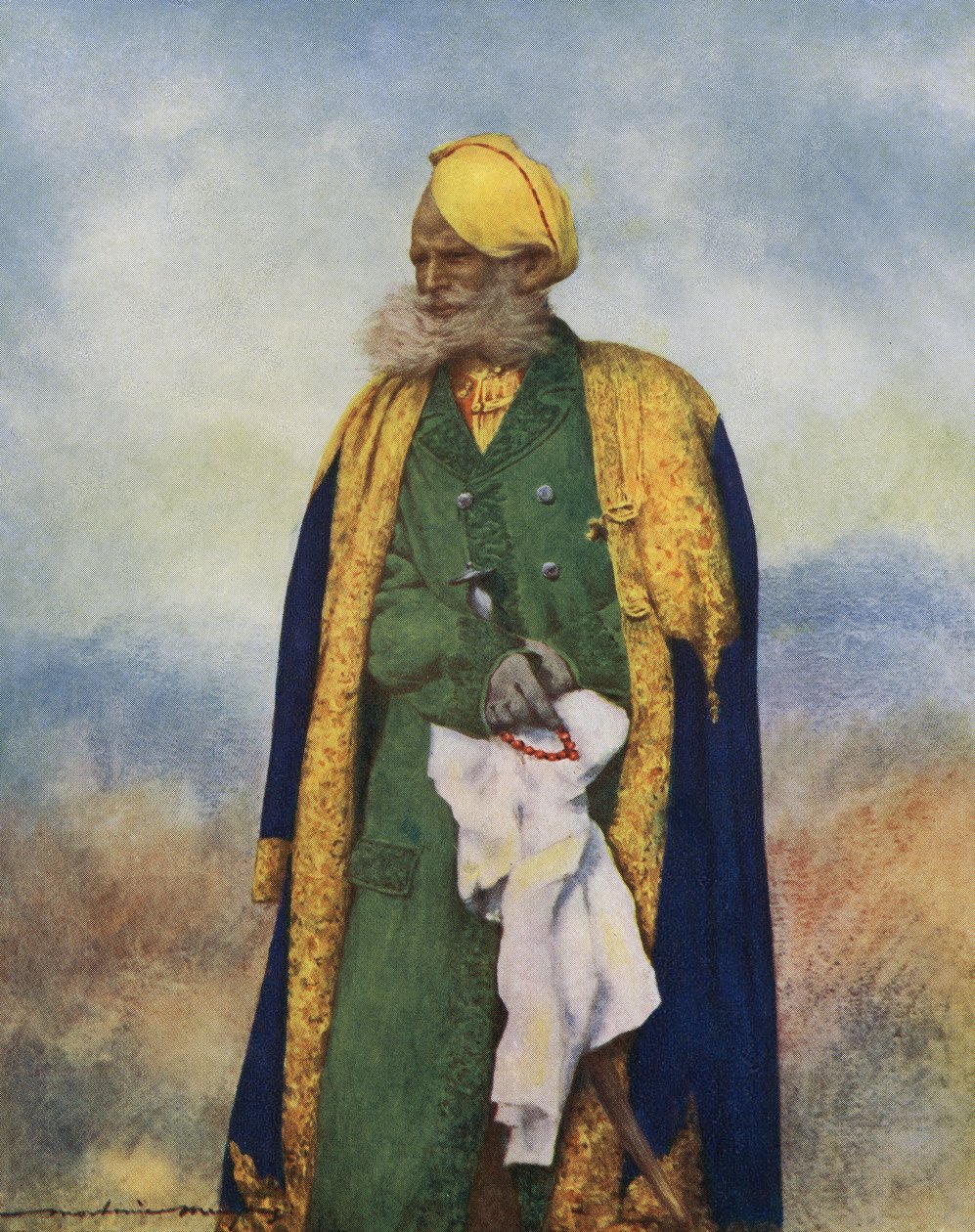 Rajgarh的Rajput 作者 Mortimer Ludington Menpes