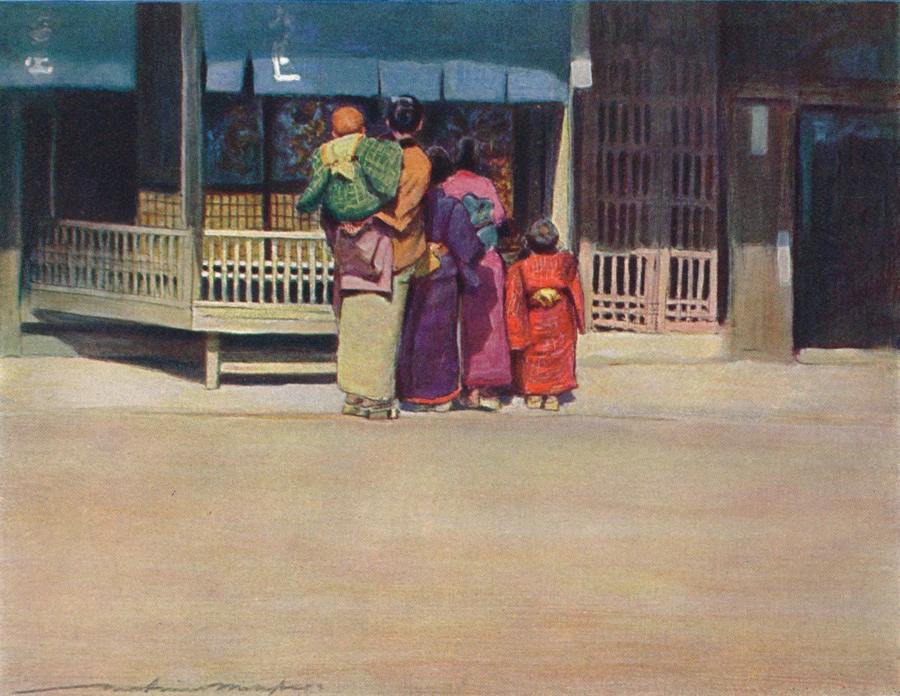 一个家庭组》，约1887年，1901年 作者 莫蒂默·卢丁顿·门佩斯