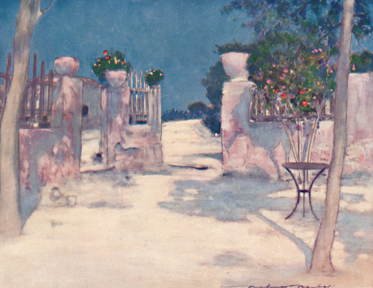 雅典的花园》，1903年 作者 莫蒂默·卢丁顿·门佩斯