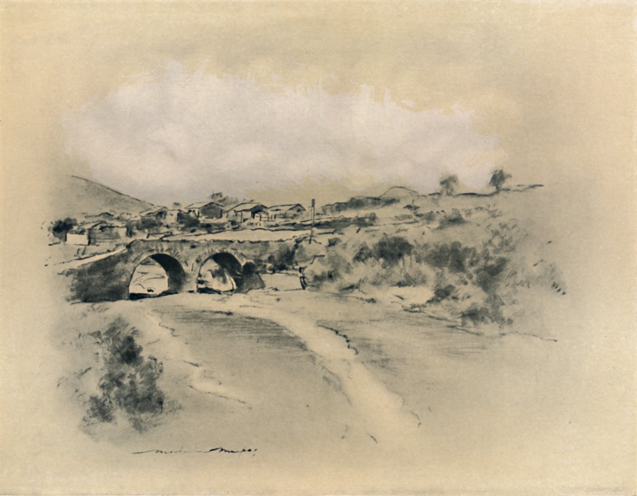 墨西哥村》，1903年 作者 莫蒂默·卢丁顿·门佩斯