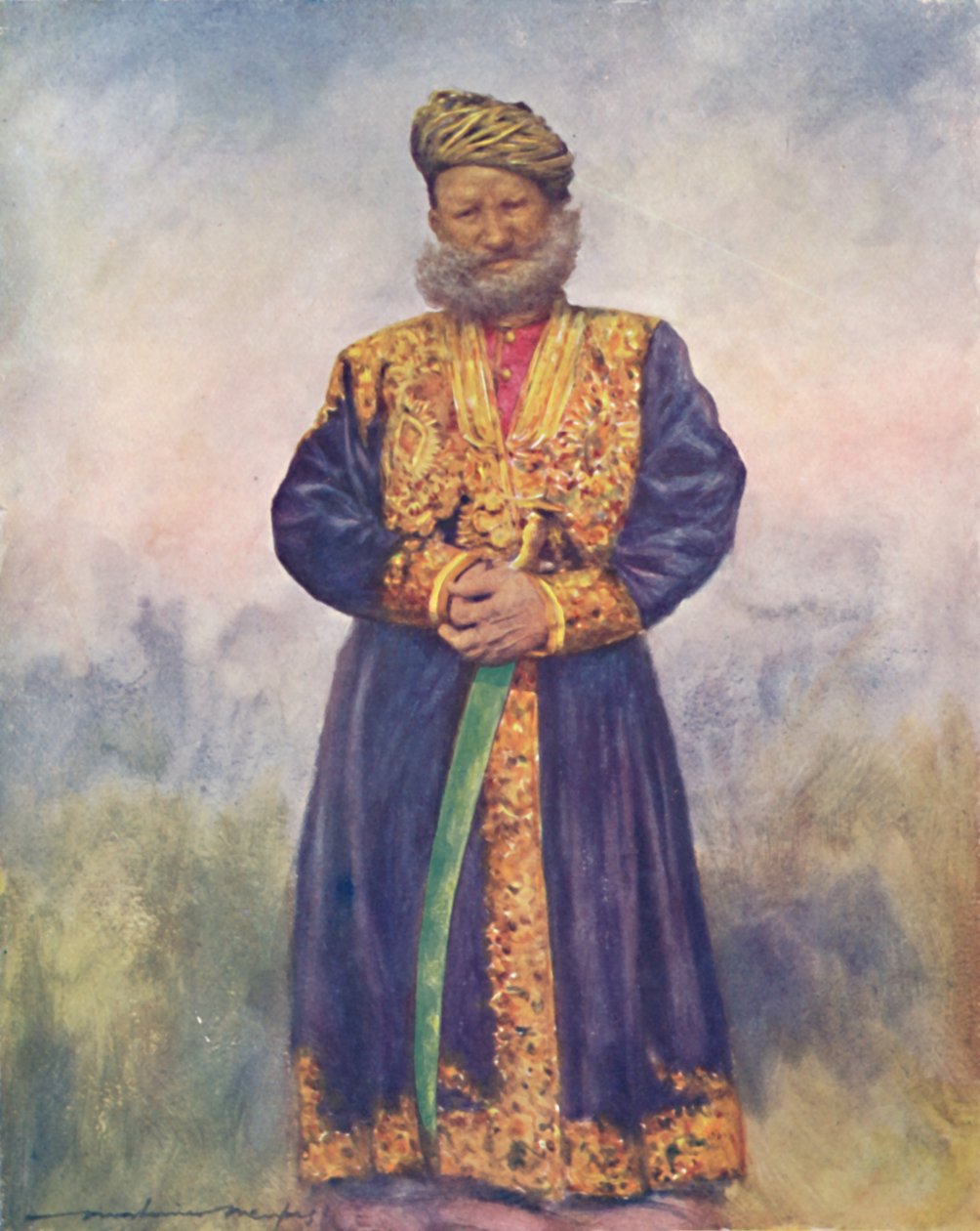 拉格加尔的拉杰普特（Rajput），1903年 作者 莫蒂默·卢丁顿·门佩斯