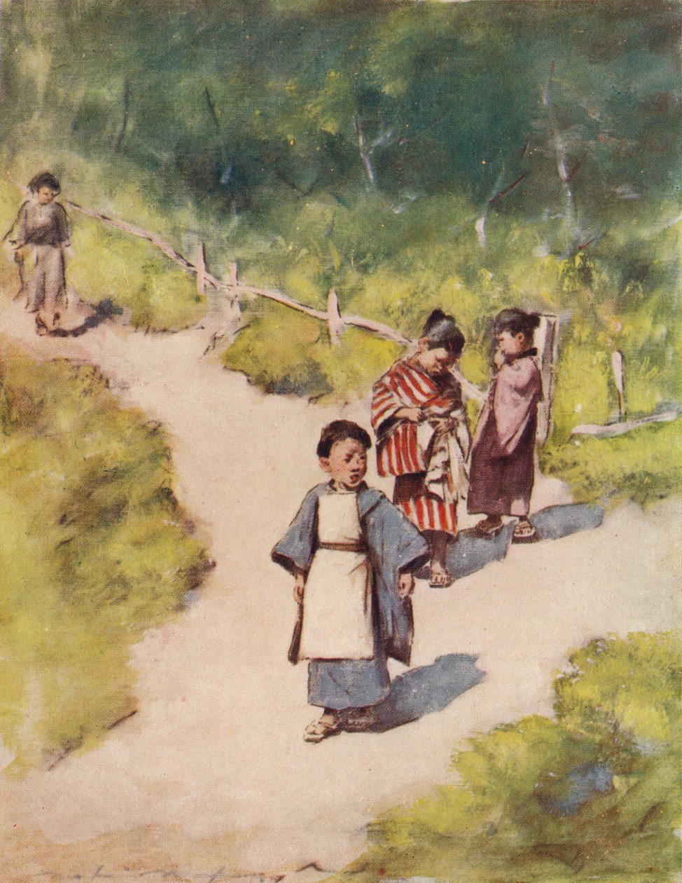 阳光下的漫步》，约1887年，1901年 作者 莫蒂默·卢丁顿·门佩斯