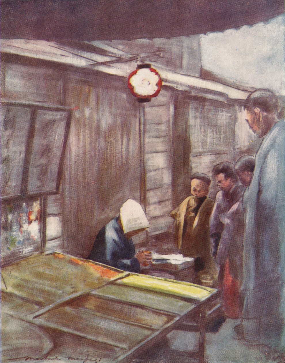 甜食摊位》，约1887年，1901年 作者 莫蒂默·卢丁顿·门佩斯