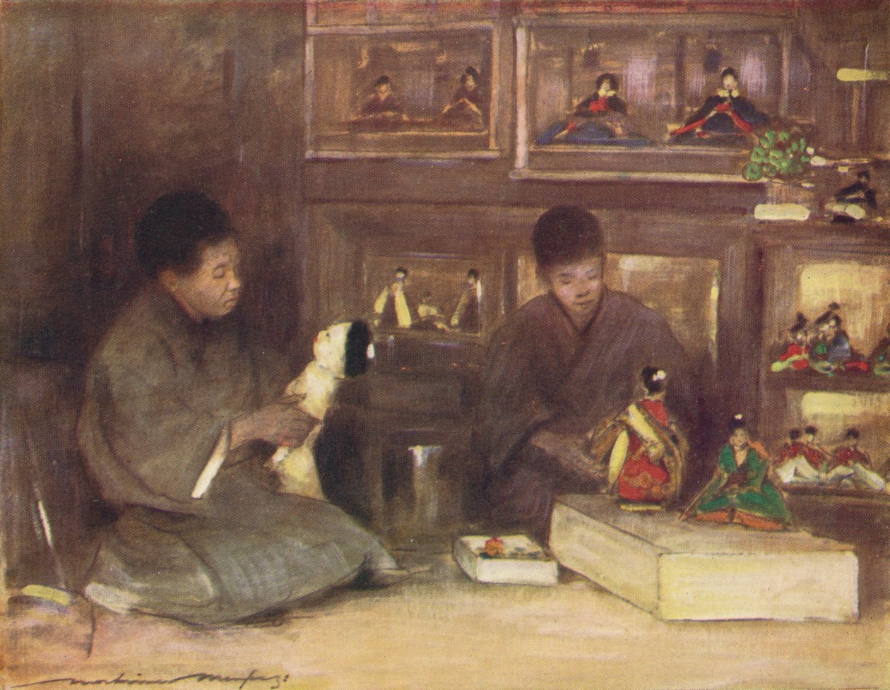 玩具店》，约1887年，1901年 作者 莫蒂默·卢丁顿·门佩斯