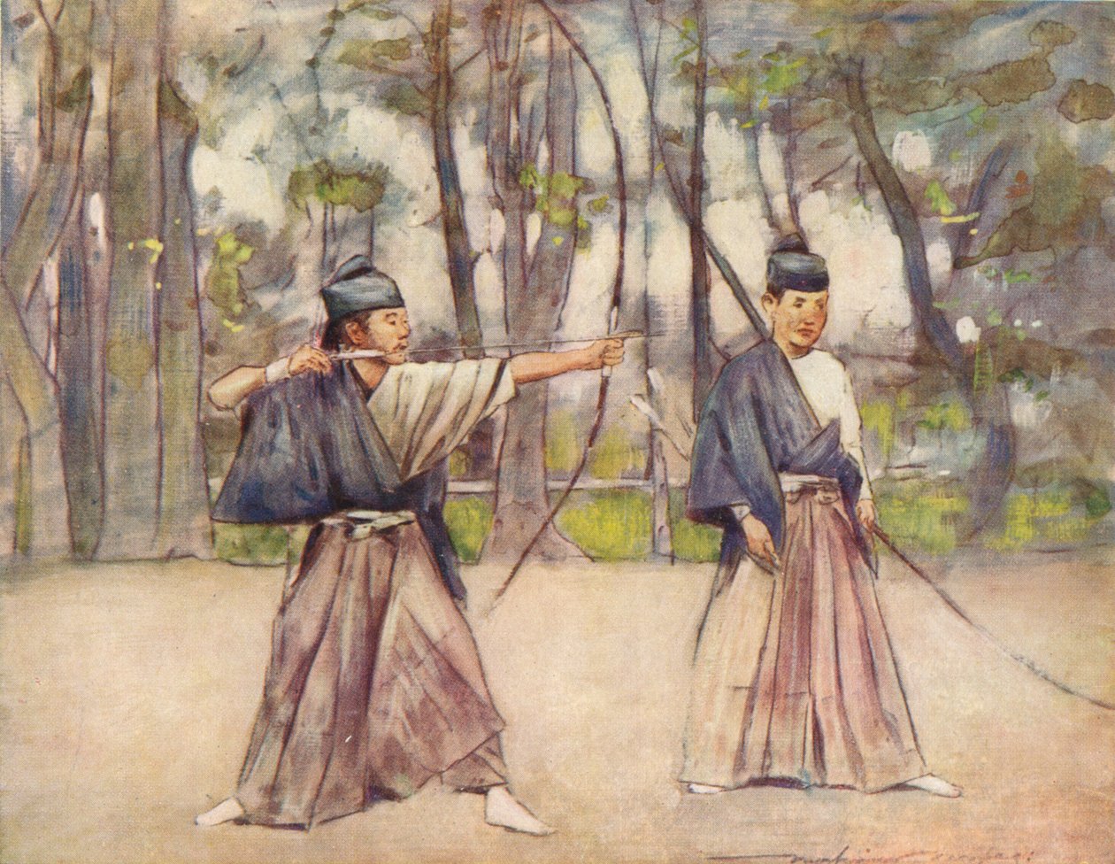 弓箭手"，约1887年，1901年 作者 莫蒂默·卢丁顿·门佩斯