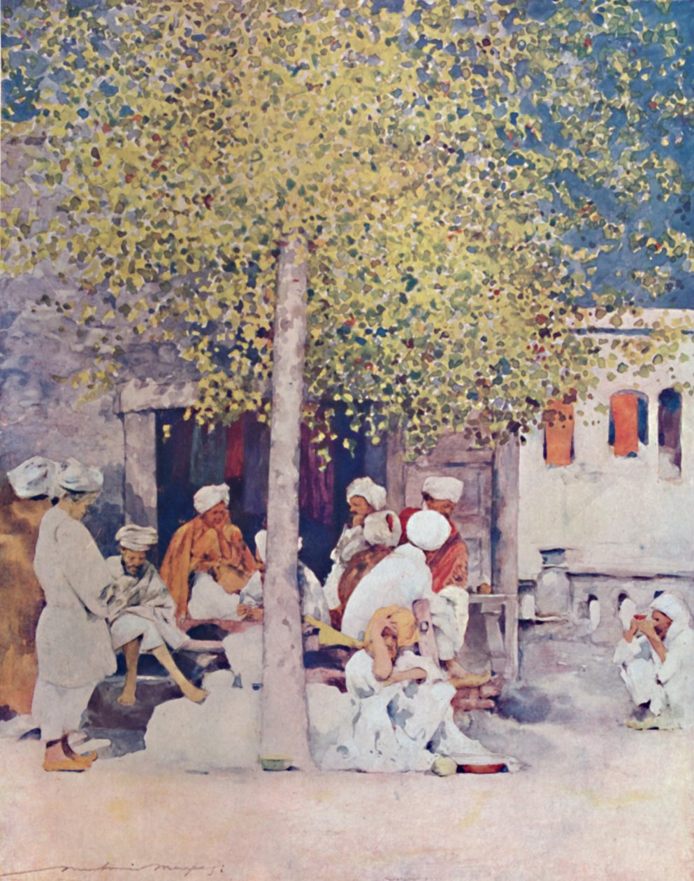 远离表演》，1903年 作者 莫蒂默·卢丁顿·门佩斯