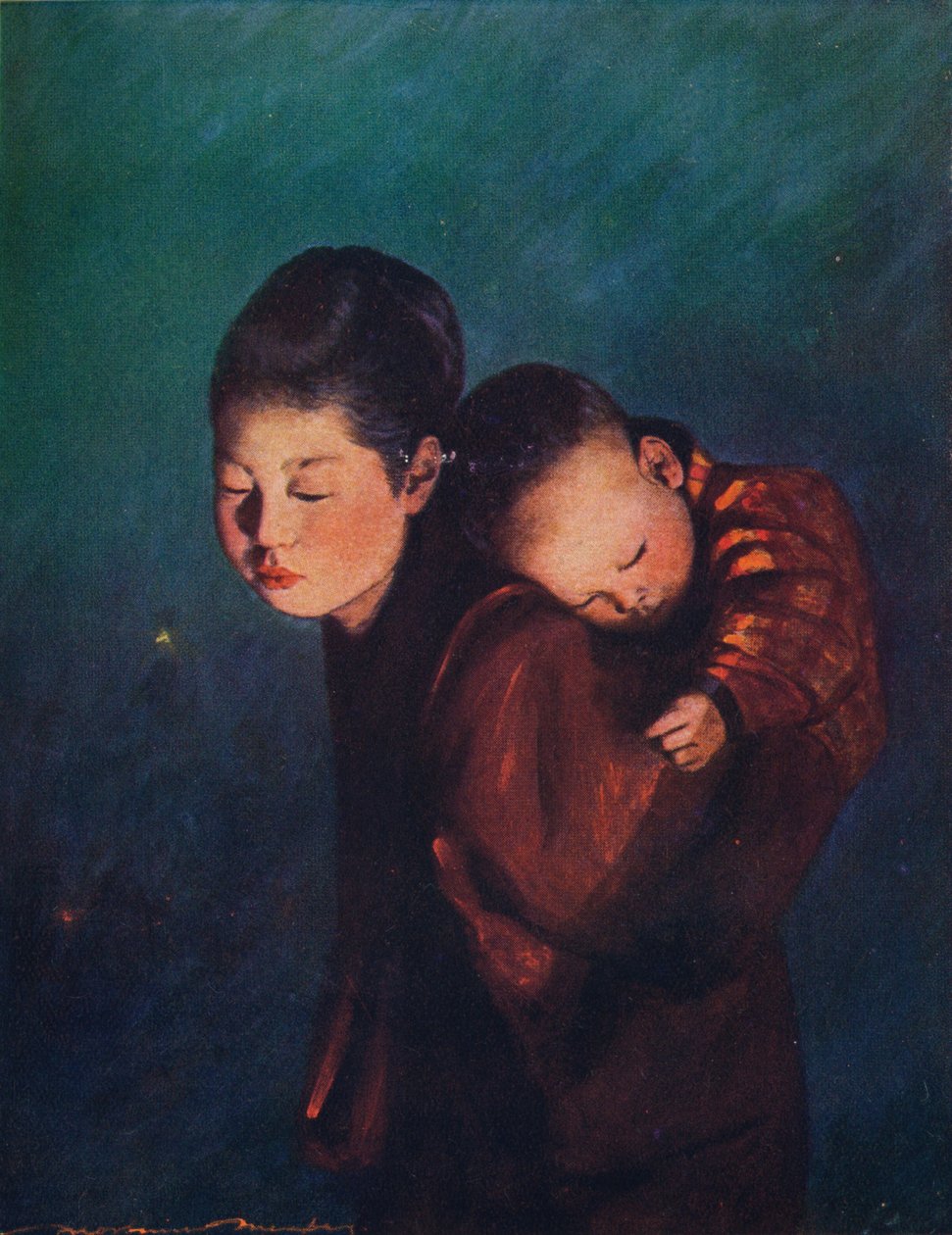 承担重担》，约1887年，1901年 作者 莫蒂默·卢丁顿·门佩斯
