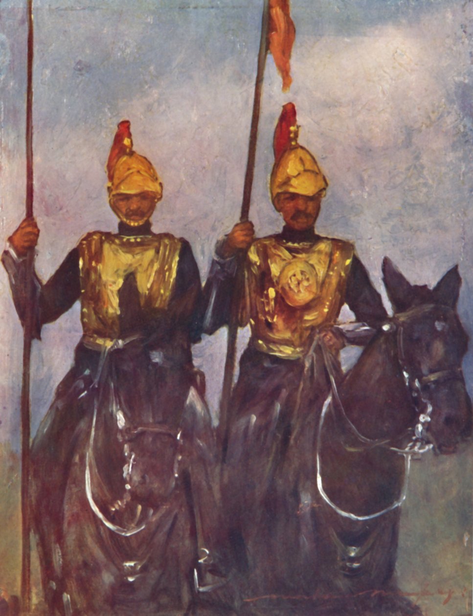 多格拉-索瓦尔-克什米尔殿下的保镖》，1903年 作者 莫蒂默·卢丁顿·门佩斯