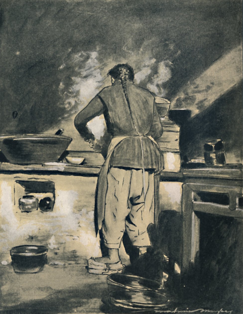 中国厨师，1903年 作者 莫蒂默·卢丁顿·门佩斯