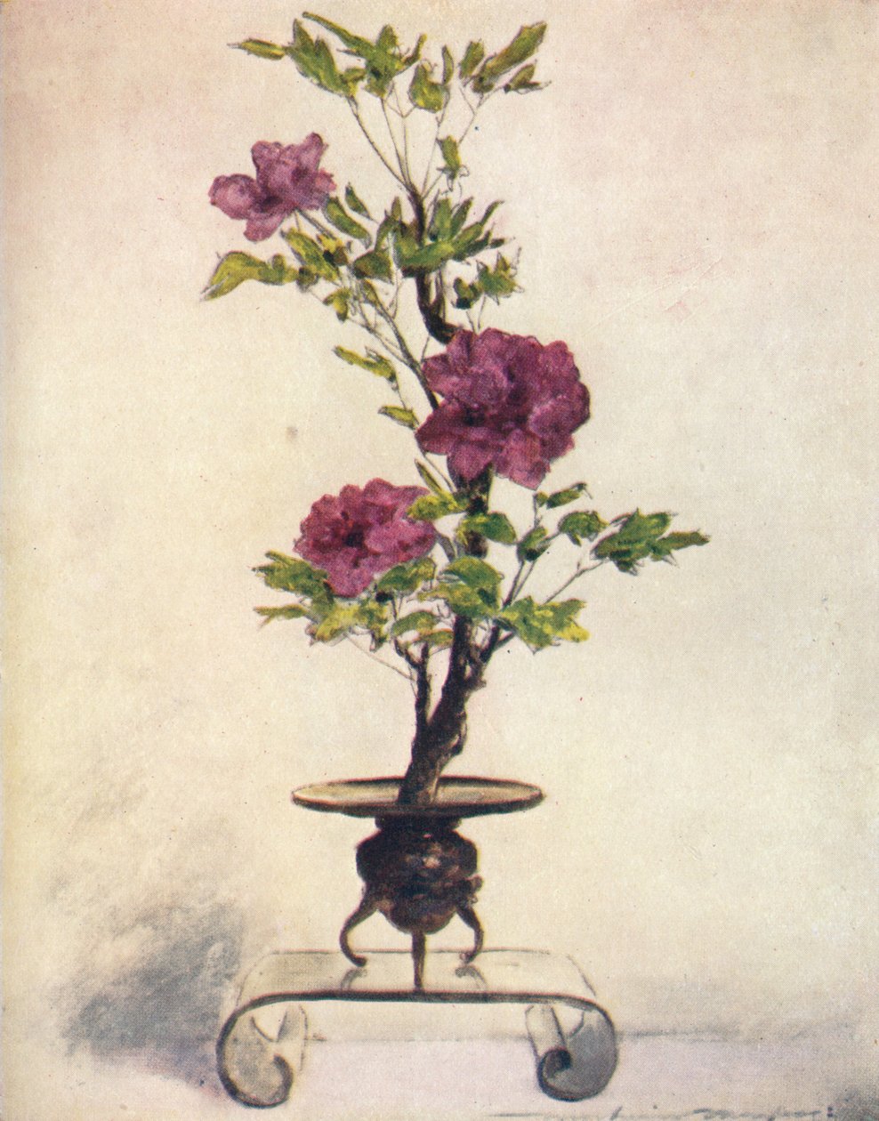 插花》，约1887年，1901年 作者 莫蒂默·卢丁顿·门佩斯