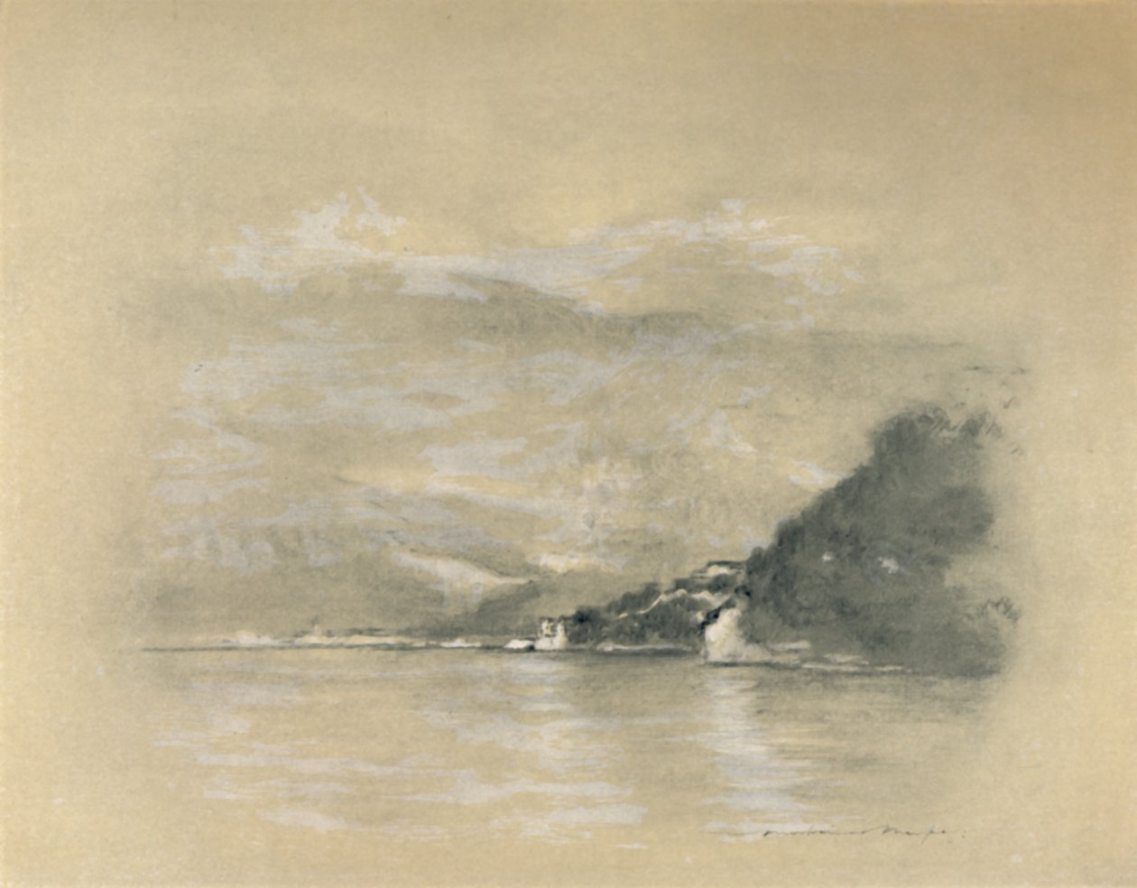 卢塞恩湖，1903年 作者 莫蒂默·卢丁顿·门佩斯