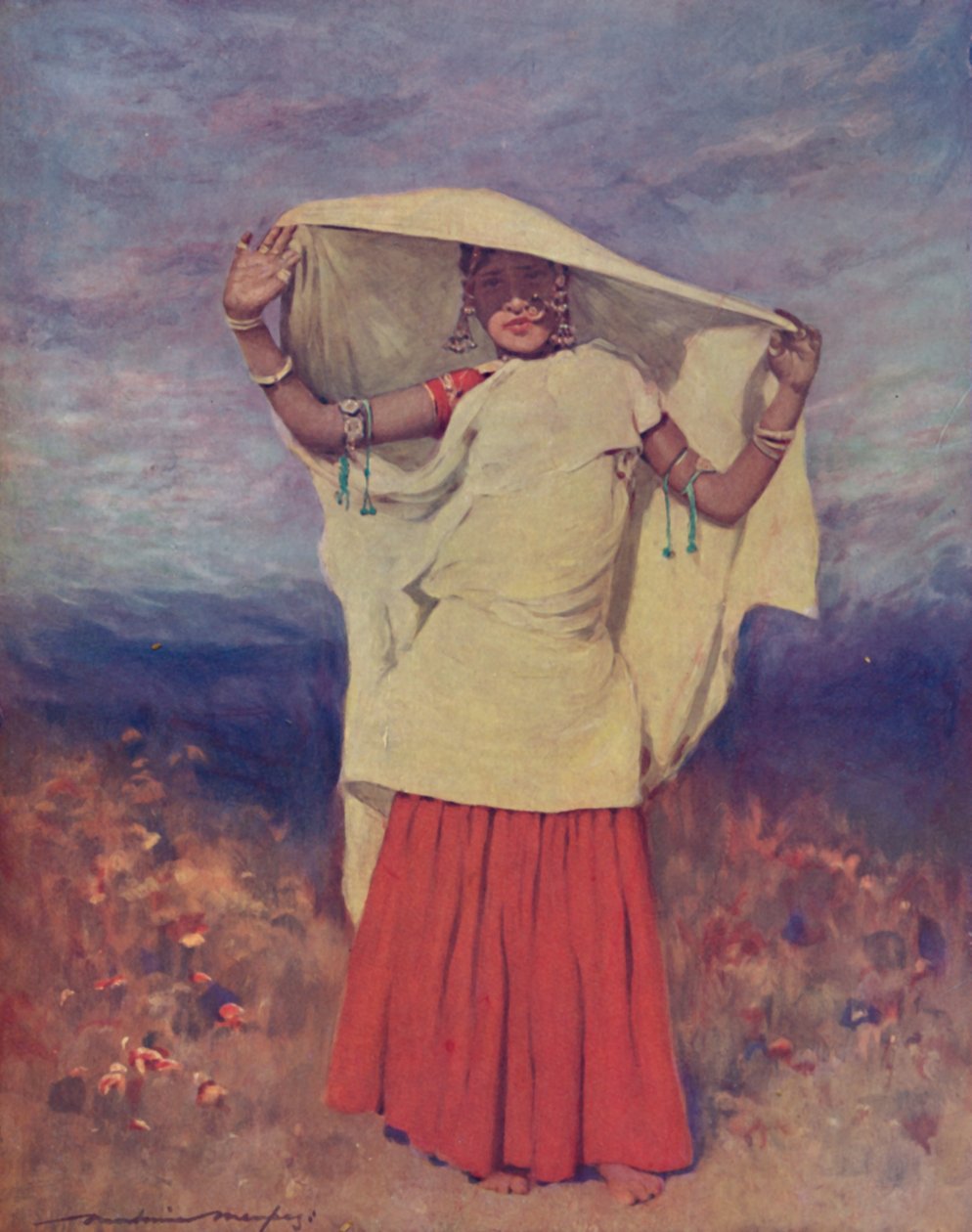 午后》，1903年 作者 莫蒂默·卢丁顿·门佩斯