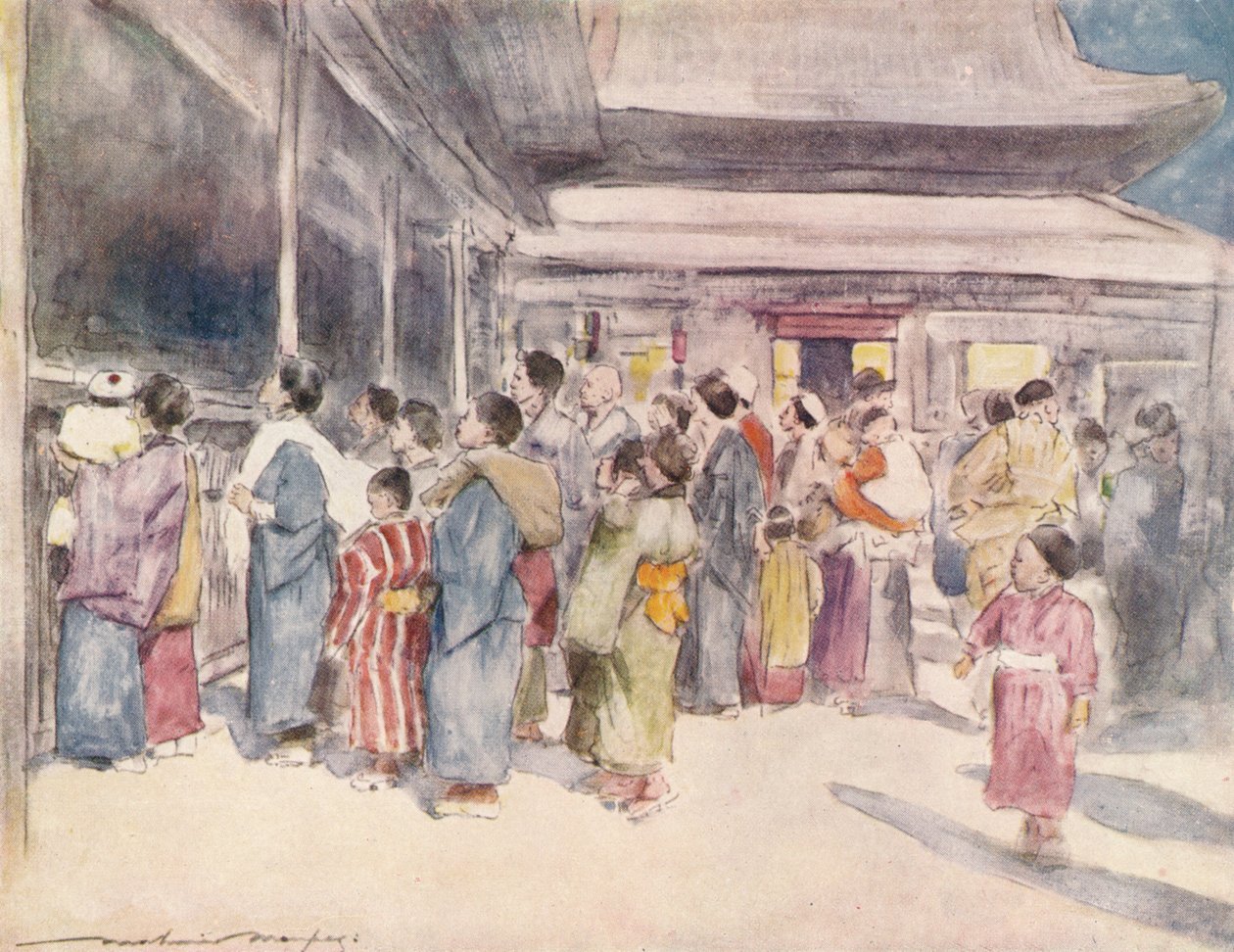 观察者》，约1887年，1901年 作者 莫蒂默·卢丁顿·门佩斯